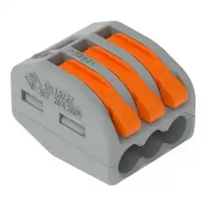 Wago-Klemmen Wago ® Klemme, 3-Leiter bis, 4 mm²