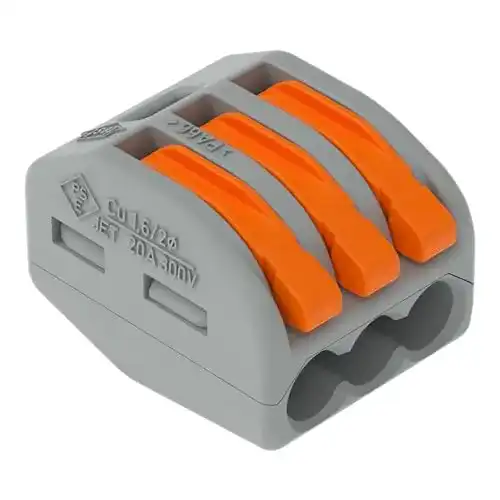 Wago-Klemmen Wago ® Klemme, 3-Leiter bis, 4 mm²