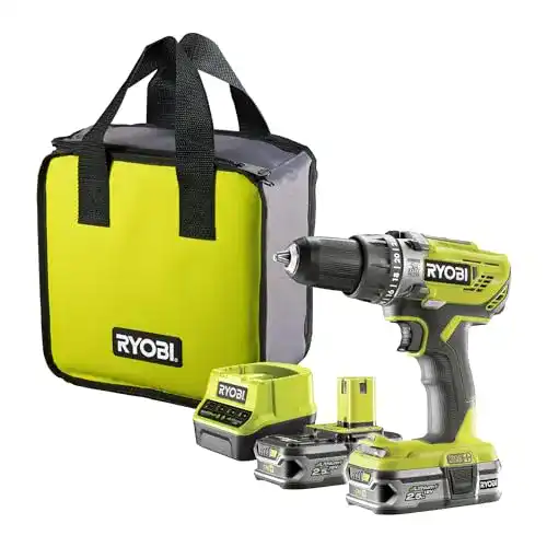 Ryobi-Akkuschrauber Ryobi 5133003345 R18PD3-225S, Grau