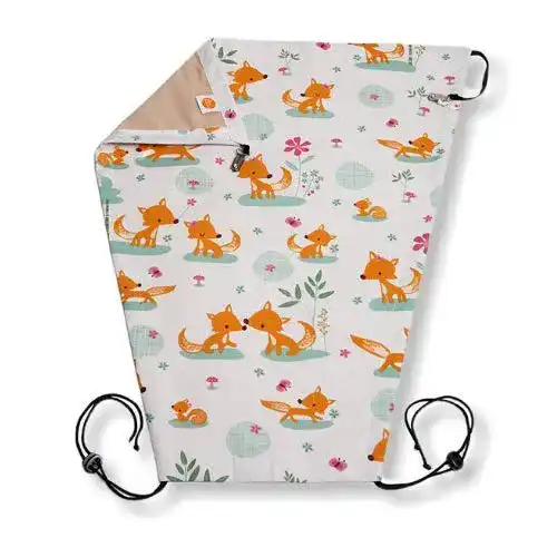 Sonnensegel Kinderwagen millemarille, LSF 80, Sweet Foxes