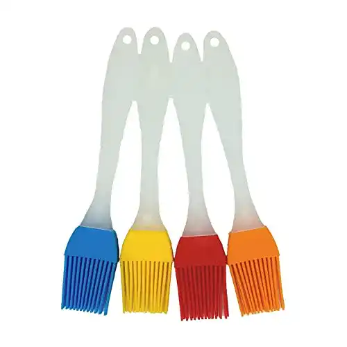 Backpinsel Silikon Binhai Grillpinsel Küche Silikon Backpinsel, 4er