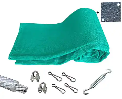Pfeilfangnetz Pfeilfangnetz.Shop grün – extra Safe 5m (breit) x 3m