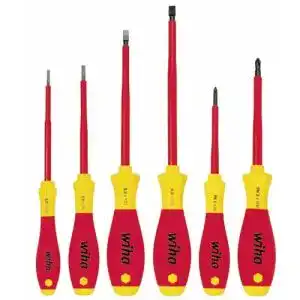 Schraubendreher-Set WIHA SoftFinish VDE, 320NK6 6tlg.Schlitz/PH