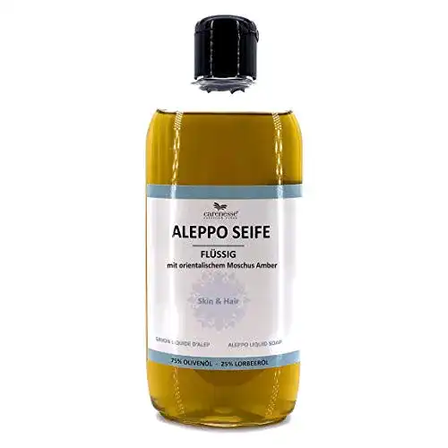 Aleppo-Seife (flüssig) Carenesse Flüssig Seife”Aleppo” (Ambra)