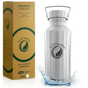 Trinkflasche spülmaschinenfest ECOtanka megaTANKA 2 Liter