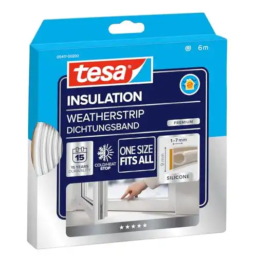 Fensterdichtung TESA moll Premium Flexible, selbstklebend