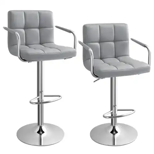 Die beste Barhocker SONGMICS 2er Set, höhenverstellbar, mit PU-Bezug 2026 Test Bestseller Barhocker SONGMICS 2er Set, höhenverstellbar, mit PU-Bezug