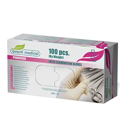 Latexhandschuhe Avanti Medical Einwegpulver Medizinisch 100 St