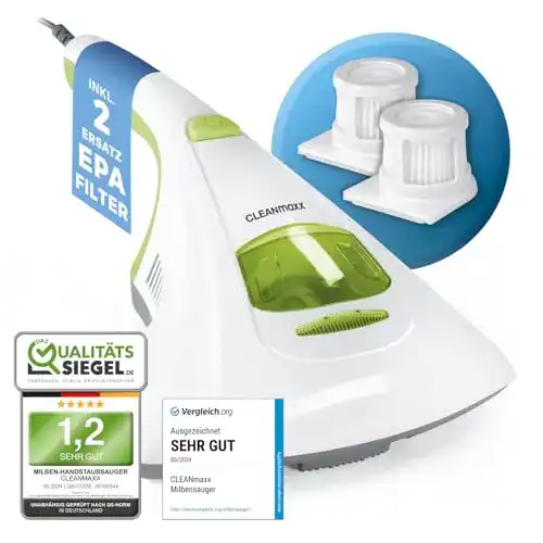 Milbensauger CLEANmaxx Milben-Handstaubsauger, 300 Watt