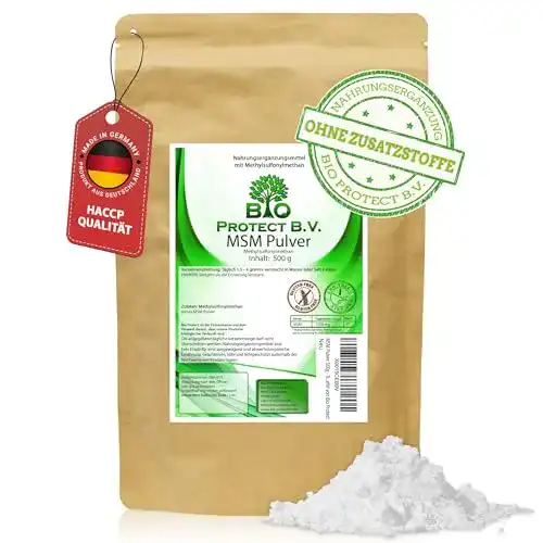 Schwefelpulver Bio Protect MSM Pulver 500g, 99,9% rein