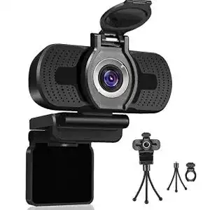 Webcam mit Mikrofon DERICAM 1080P Webcam con Microfono