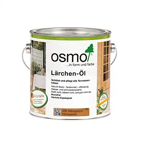 Die beste Lärchenöl Osmo Lärchen-Öl Naturgetönt (009) 2,5 Liter 2026 Test Bestseller Lärchenöl Osmo Lärchen-Öl Naturgetönt (009) 2,5 Liter