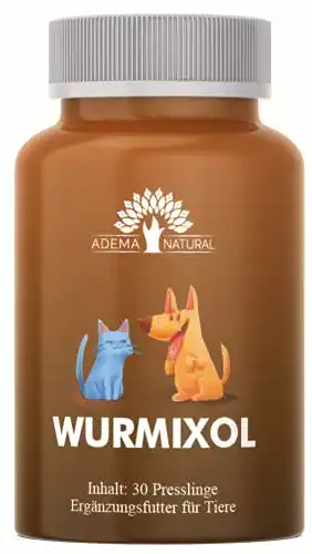 Wurmkur Hund ADEMA NATURAL ® WURMIXOL, 30 Presslinge