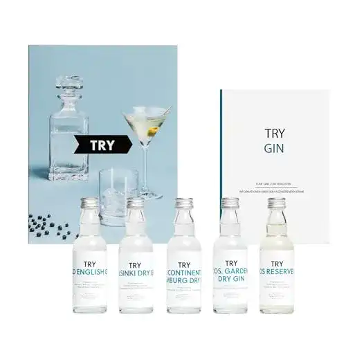Gin-Tasting-Set TRY FOODS TRY Gin Geschenk-Set