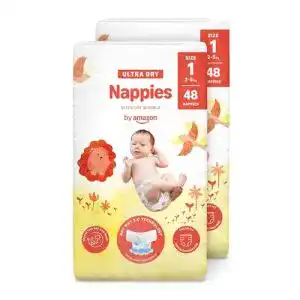 Windeln Größe 1 Mama Bear Amazon-Marke: 96 Ultra-Dry Windeln