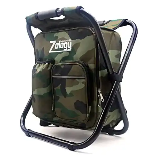 Sitzrucksack Zology Klapp Campingstuhl Hocker Rucksack
