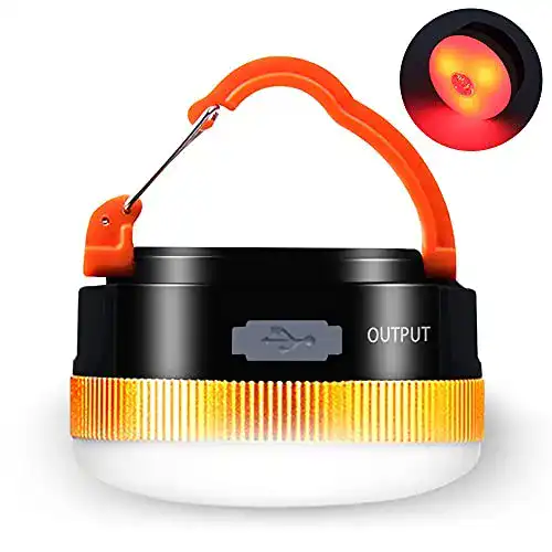 Zeltlampe Karrong Campinglampe LED USB Wiederaufladbar