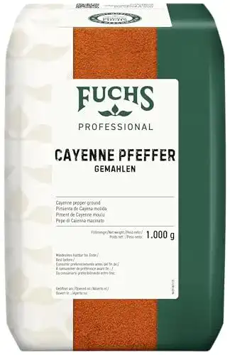 Cayennepfeffer Fuchs Cayenne Pfeffer / Chili gemahlen (1 x 1 kg)