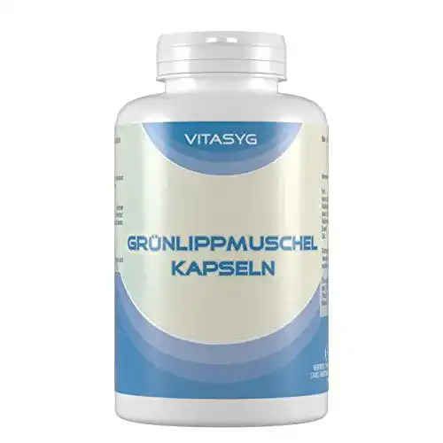 Die beste Grünlippmuschel-Kapseln Vitasyg - 300 Kapseln - 600mg/Kapsel 2026 Test Bestseller Grünlippmuschel-Kapseln Vitasyg – 300 Kapseln – 600mg/Kapsel