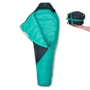 Daunenschlafsack Qeedo Asaka 3 Saisons (Gr. M & L) leicht