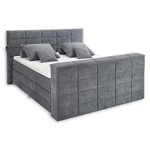 Bett 180×200 Stella Trading DENVER 6 Boxspring mit Bettkasten