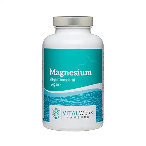 Magnesiumcitrat-Kapseln Vitalwerk Hamburg ® 180 Kapseln