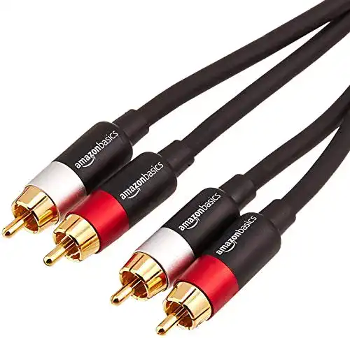 Die beste Cinch-Kabel Amazon Basics, 2-Stecker-Cinch-Audiokabel, 1,22 M 2026 Test Bestseller Cinch-Kabel Amazon Basics, 2-Stecker-Cinch-Audiokabel, 1,22 M