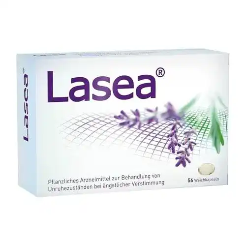 Pflanzliche Beruhigungsmittel Lasea gegen innere Unruhe, 56 Kaps.