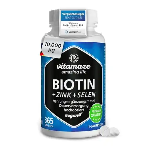 Haar-Vitamine Vitamaze – amazing life Biotin hochdosiert