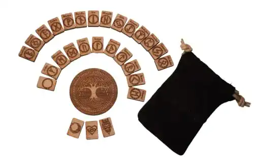 Die beste Runensteine Generisch 28 mit Lebensbaum Runen aus Holz 2026 Test Bestseller Runensteine Generisch 28 mit Lebensbaum Runen aus Holz