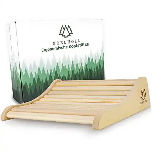 Sauna-Kopfstütze Nordholz Sauna Kopfstütze Holz 37x33cm