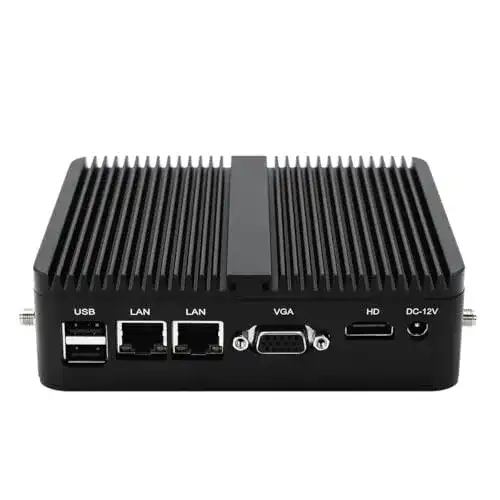 Lüfterloser Mini-PC WEIDIAN Mini Desktop-PC Celeron J4125