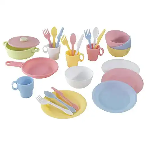 Puppengeschirr KidKraft 63027 27-teiliges Küchen-Spielset