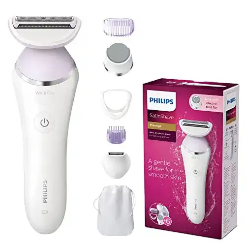 Intimrasierer Damen Philips, inkl. 6 Zubehörteile