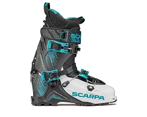 Tourenskischuhe Scarpa Herren Maestrale RS, White-Black-Azure