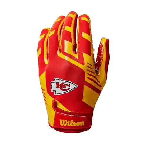 Football-Handschuhe Wilson Kansas City NFL Stretch Fit Receiver