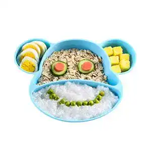 Babyteller Saugnapf Yoofoss Baby Teller Silikon, Tischset