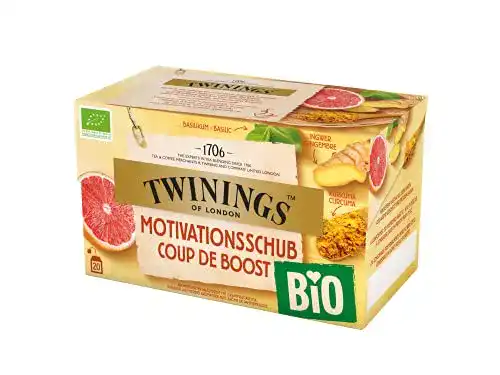 Twinings-Tee Twinings Bio Motivationsschub Kräuter-Tee, 40g