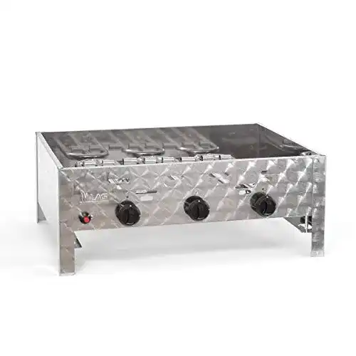 Gasbräter 3-flammig Lang Grilltechnik Korpus 11 kW 3x Edelstahl