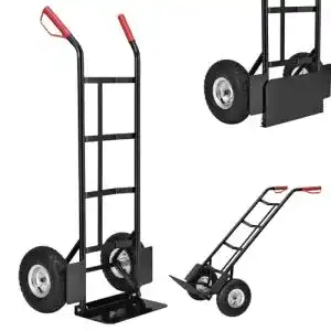 Sackkarre Juskys Basic klappbar | 100 kg belastbar | große Luftreifen