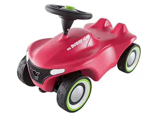 Bobby-Car BIG Spielwarenfabrik BIG–Neo Pink – Rutschfahrzeug