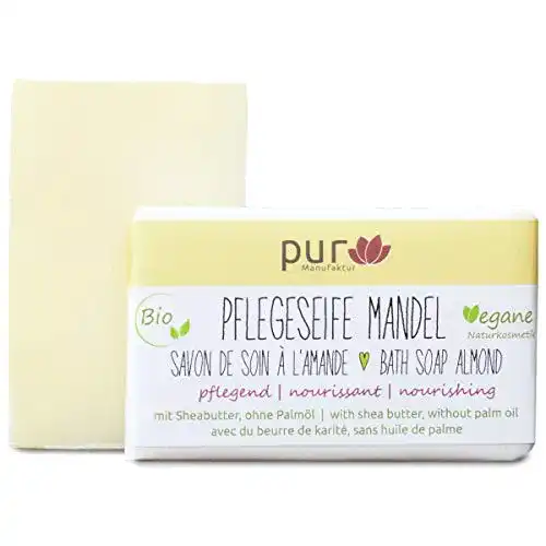 Naturseife pur Manufaktur Pflegeseife Mandel 100 g