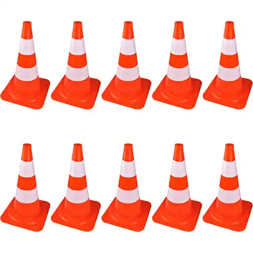 Verkehrsleitkegel Schellenberg 73190 Pylone 50 cm 10er Set
