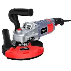 Betonschleifer FANZTOOL Betonfräse Set mit Diamantschleiftopf und Absaughaube (2000W/180mm)