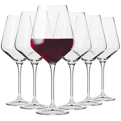 Rotweingläser Krosno Rot-Weingläser, Set von 6, 490 ML