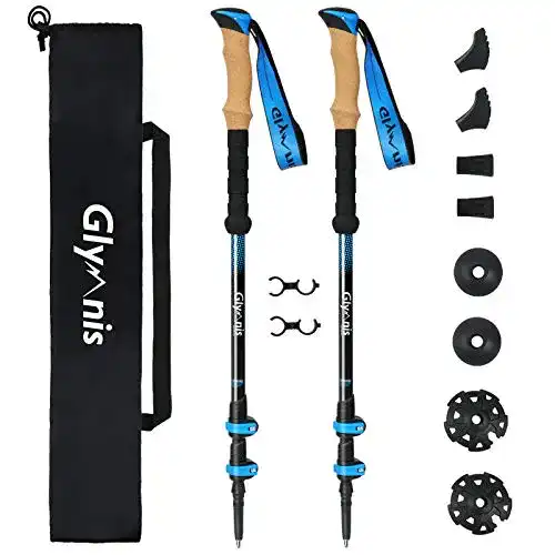 Die beste Wanderstöcke Glymnis Trekkingstöcke Nordic Walking Stöcke 7075 2026 Test Bestseller Wanderstöcke Glymnis Trekkingstöcke Nordic Walking Stöcke 7075