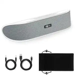 PC-Soundbar goobay SoundBar 6W Stereo Lautsprecher, weiß