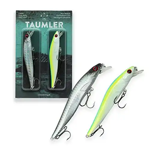 Zander-Wobbler Zanderfang, flachlaufend, 2 Stück, TAUMLER