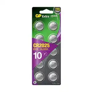 Knopfzelle GP TONER GP Extra Lithium CR2025 3V, 10 Stück