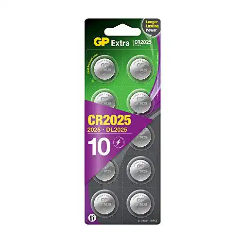 Knopfzelle GP TONER GP Extra Lithium CR2025 3V, 10 Stück